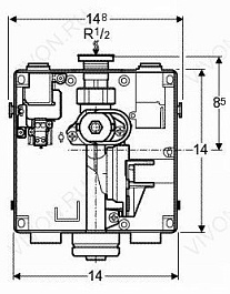 Geberit Блок управления системой смыва Geberit 115.801.00.1 – фотография-3